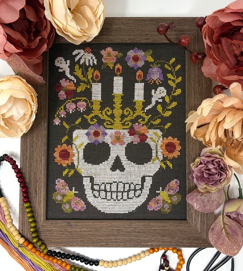 The Candle Holder - Halloween Cross Stitch Pattern 