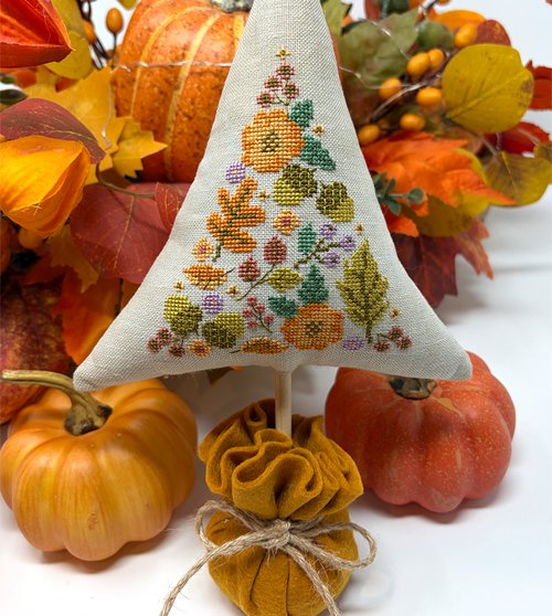 Autumn Foliage Tree - Cross Stitch Pattern 