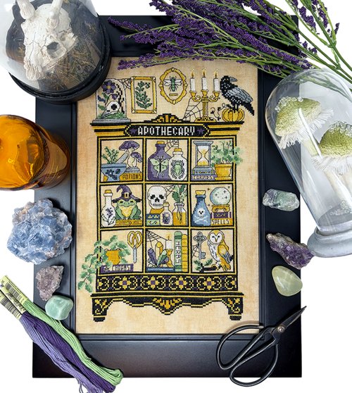 Not So Scary Apothecary - Halloween Cross Stitch Pattern 