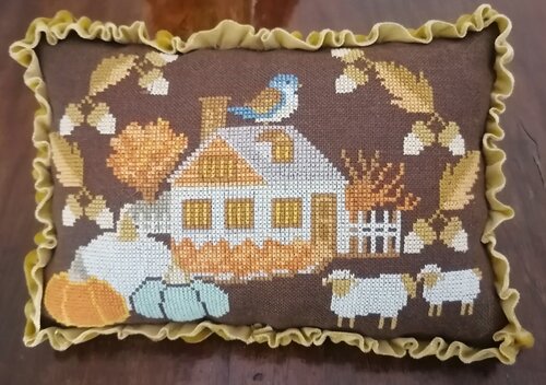 Fall Cottage - Cross Stitch Pattern