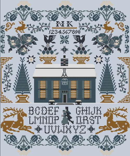 Frozen Winter Sampler - Cross Stitch Pattern