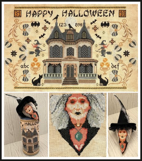 Halloween Drum Set - Cross Stitch Pattern