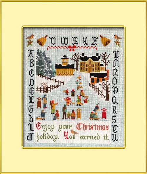 Christmas Break - Cross Stitch Pattern