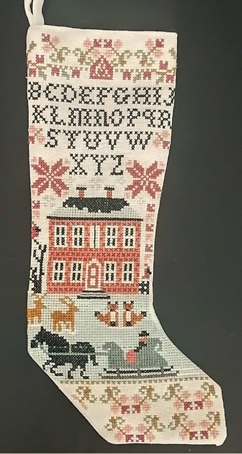 Winter Stocking - Christmas Cross Stitch Pattern