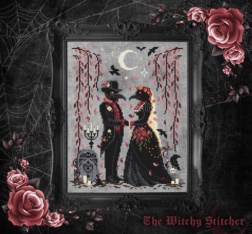A Graveyard Union - Halloween Cross Stitch Pattern