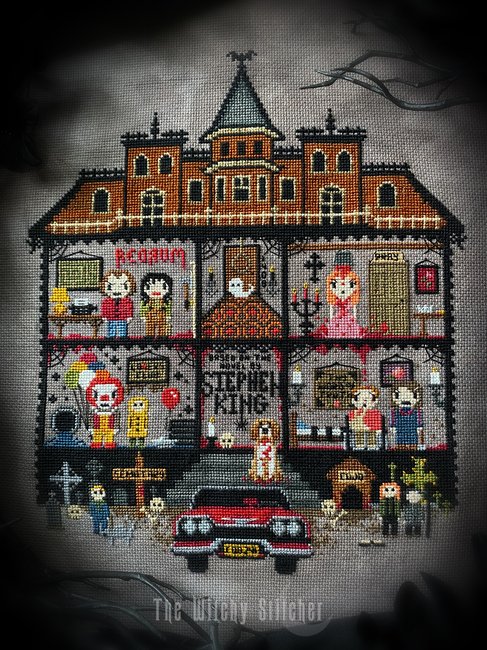 Stephen King House - Halloween Cross Stitch Pattern