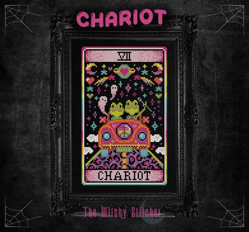 The Chariot - Halloween Cross Stitch Pattern