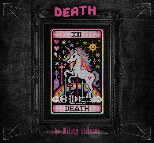 Death - Halloween Cross Stitch Pattern