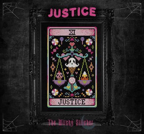 Justice - Halloween Cross Stitch Pattern