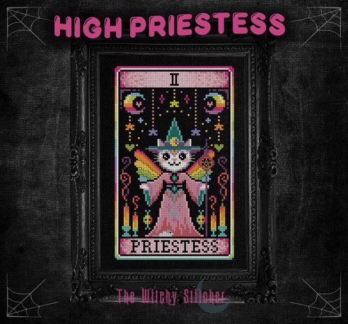 The High Priestess - Halloween Cross Stitch Pattern