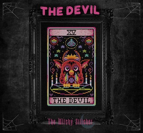 The Devil - Halloween Cross Stitch Pattern