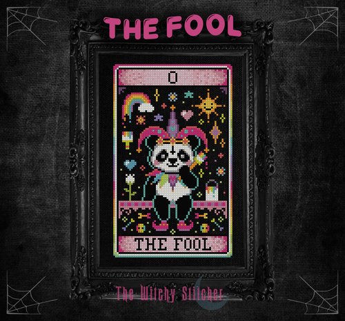 The Fool - Halloween Cross Stitch Pattern