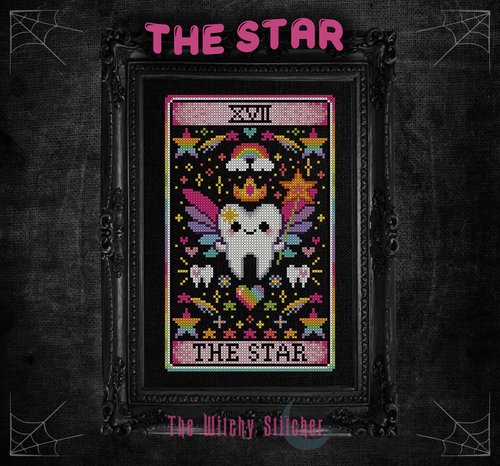 The Star - Halloween Cross Stitch Pattern