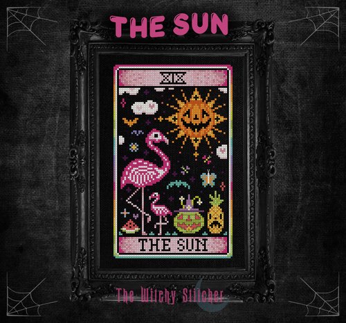The Sun - Halloween Cross Stitch Pattern