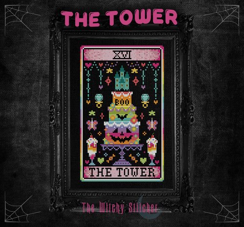 The Tower - Halloween Cross Stitch Pattern