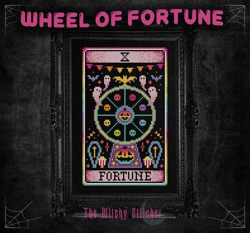 Wheel of Fortune - Halloween Cross Stitch Pattern