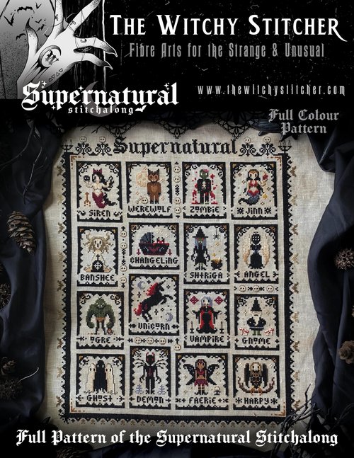 Supernatual Stitchalong - Complete - Cross Stitch Pattern