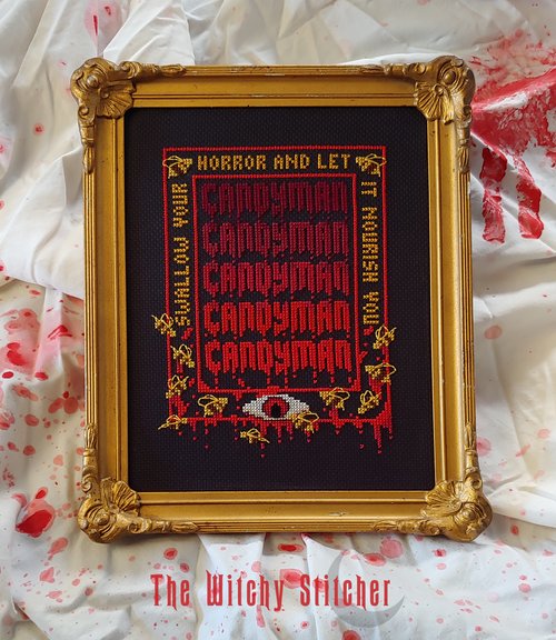 Candyman - Halloween Cross Stitch Pattern