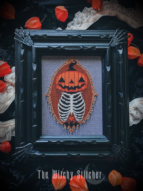 Halloween Mourning - PDF Cross Stitch Pattern