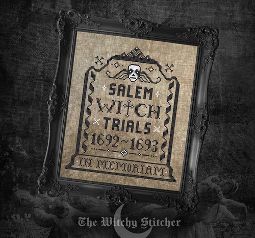 Salem In Memoriam - Halloween PDF Cross Stitch Pattern