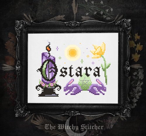 Sabbats: Ostara - Cross Stitch Pattern