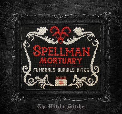 Spellman Mortuary - Halloween Cross Stitch Pattern