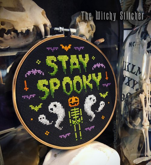 Stay Spooky - Halloween Cross Stitch Pattern