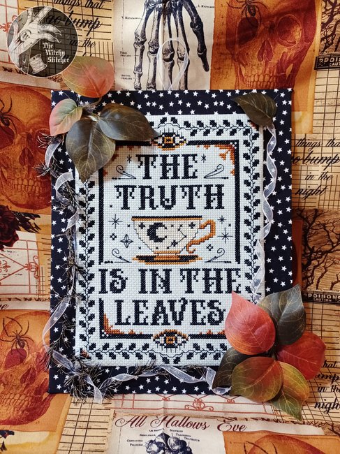 Tasseomancy - Halloween Cross Stitch Pattern
