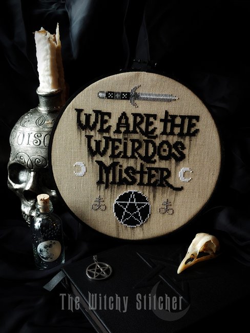 We Are The Weirdos Mister - Cross Stitch Pattern