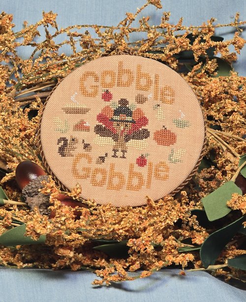 Gobble Bauble - Thanksgiving Cross Stitch Pattern