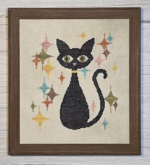 Samantha (Mid-Century Feline) - Cross Stitch Pattern