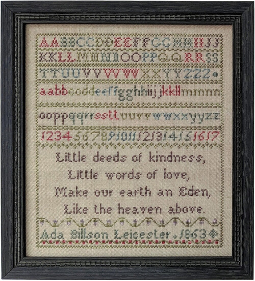 Ada Billson 1863 - Cross Stitch Pattern
