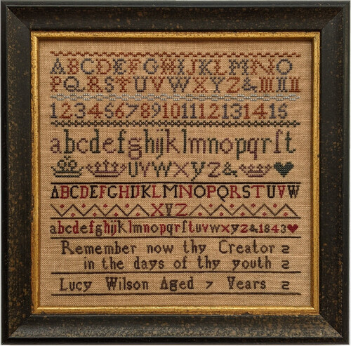 Lucy Wilson 1843 - Cross Stitch Pattern