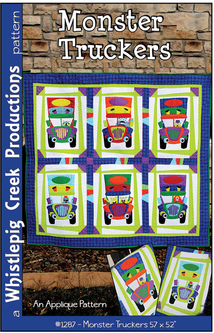 Whistlepig Creek Productions Monster Trucks - Quilt Pattern - 123Stitch