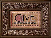 Living Double Flip - Remember/Give - Cross Stitch Pattern