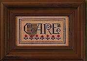 Living Double Flip - Believe/Care - Cross Stitch Pattern