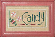 Christmas Spirit Double Flip - Tree/Candy  - Cross Stitch