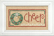 Christmas Spirit Double Flip - Faith/Cheer  - Cross Stitch
