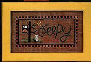 Halloween Boo Club - Eek/Creepy - Cross Stitch Pattern