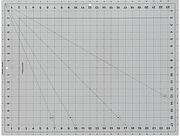 Double Sided Cutting Mat 18" x 24" , different perspective #1. Select this picture to zoom in