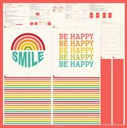 Be Happy Tote Bag - Sewing Kit