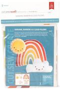 Sunshine Rainbow & Cloud Pillows - Sewing Kit
