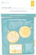 Let's Be Happy Zipper Pouch - Sewing Kit