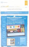 School Supply Zipper Pouch - Sewing Kit