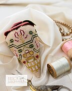 English Sampler Berries - Cross Stitch Pattern