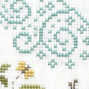 Un Lapin Dans Mon Jardin - Cross Stitch Pattern