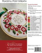 Peaceful Posy Wreath - Cross Stitch Pattern
