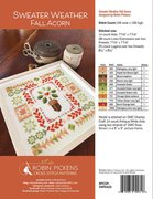 Fall Acorn - Sweater Weather - Cross Stitch Pattern