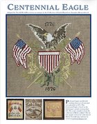 Centennial Eagle - Fourth of July Cross Stitch Pattern