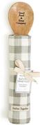 Towel and Wooden Spoon Set